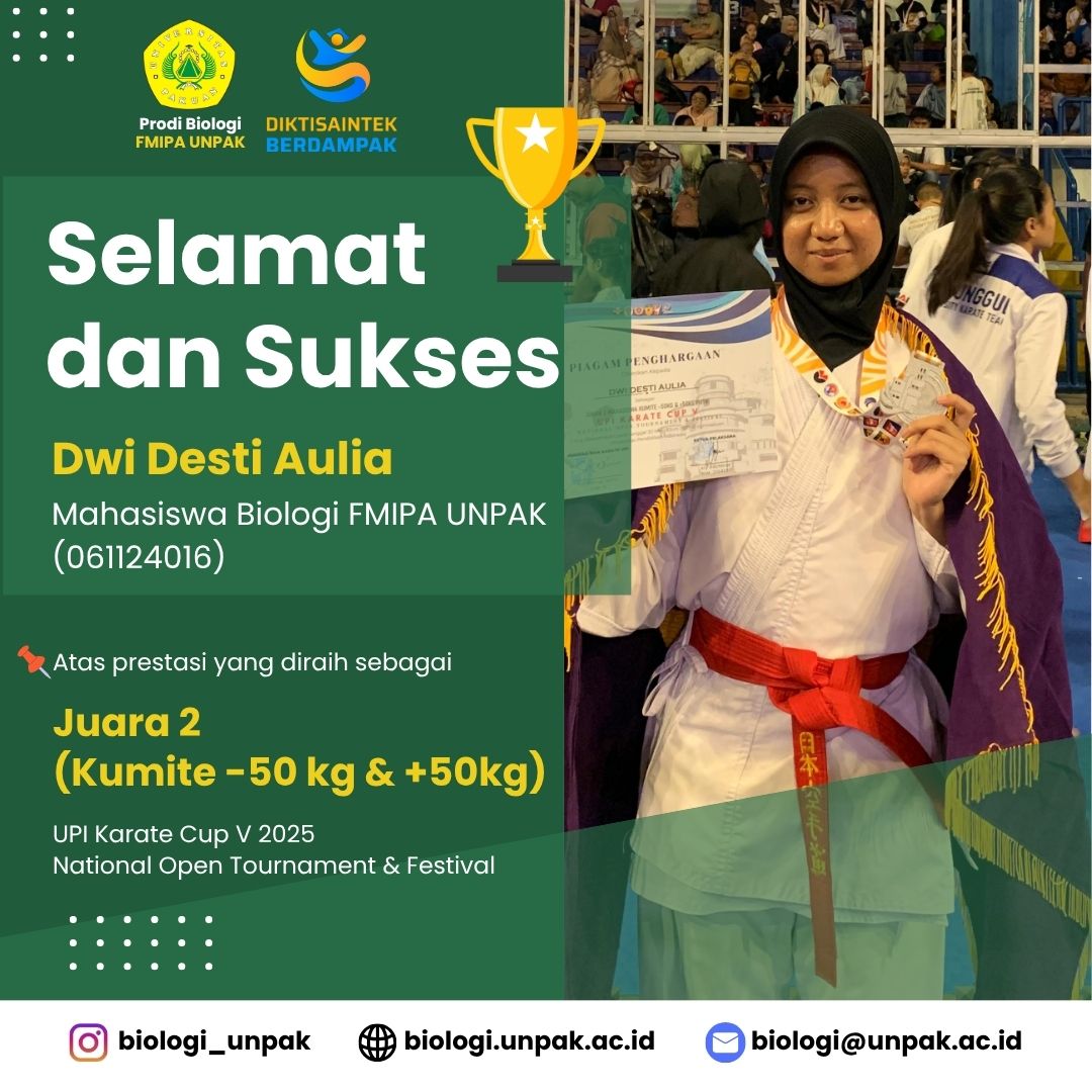Selamat dan Sukses! Dwi Desti Aulia Raih Juara 2 Kumite -50 kg & +50 kg di UPI Karate Cup V 2025