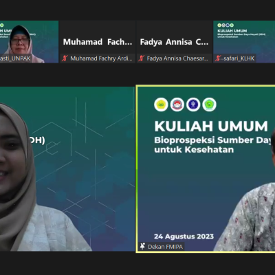 Kuliah Umum Bioprospeksi Sumber Daya Hayati untuk Kesehatan